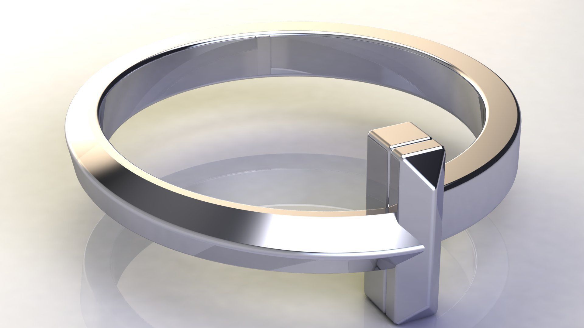 T1 Narrow Ring 3D print model_8