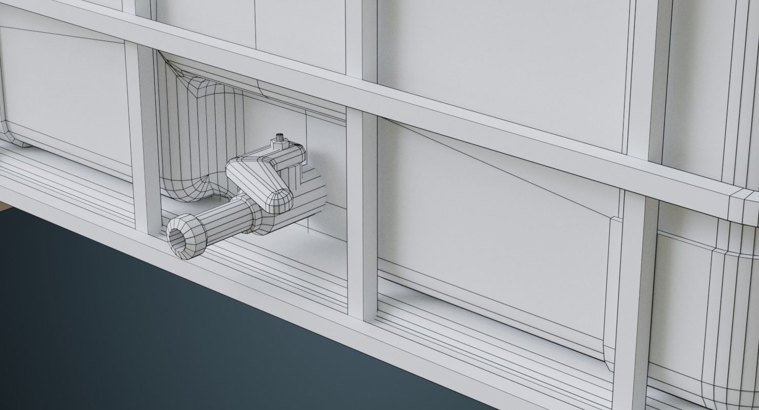 IBC Tote 2A Low-poly 3D model_7