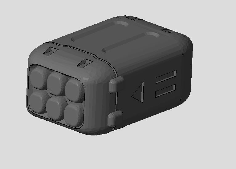 CHIBI-TECH SD - MRM-6 ML POD       3D print model_1