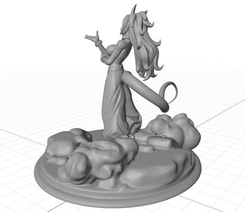 Android No21 3D print model_4