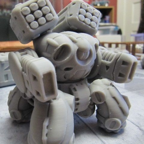 CHIBI-TECH SD - MRM-9 ML POD  3D print model_6