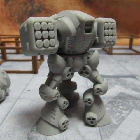 CHIBI-TECH SD - MRM-9 ML POD  3D print model_12