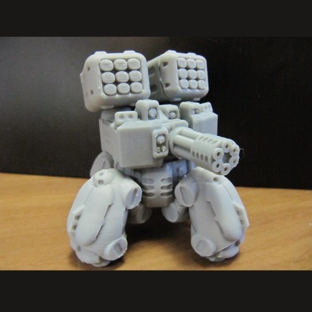 CHIBI-TECH SD - MRM-9 ML POD  3D print model_3