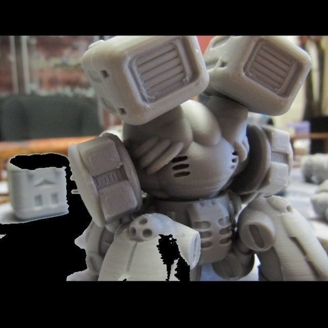 CHIBI-TECH SD - MRM-9 ML POD  3D print model_7