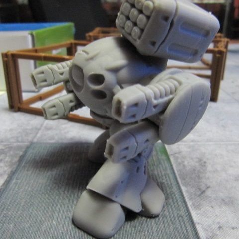 CHIBI-TECH SD - MRM-9 ML POD  3D print model_10
