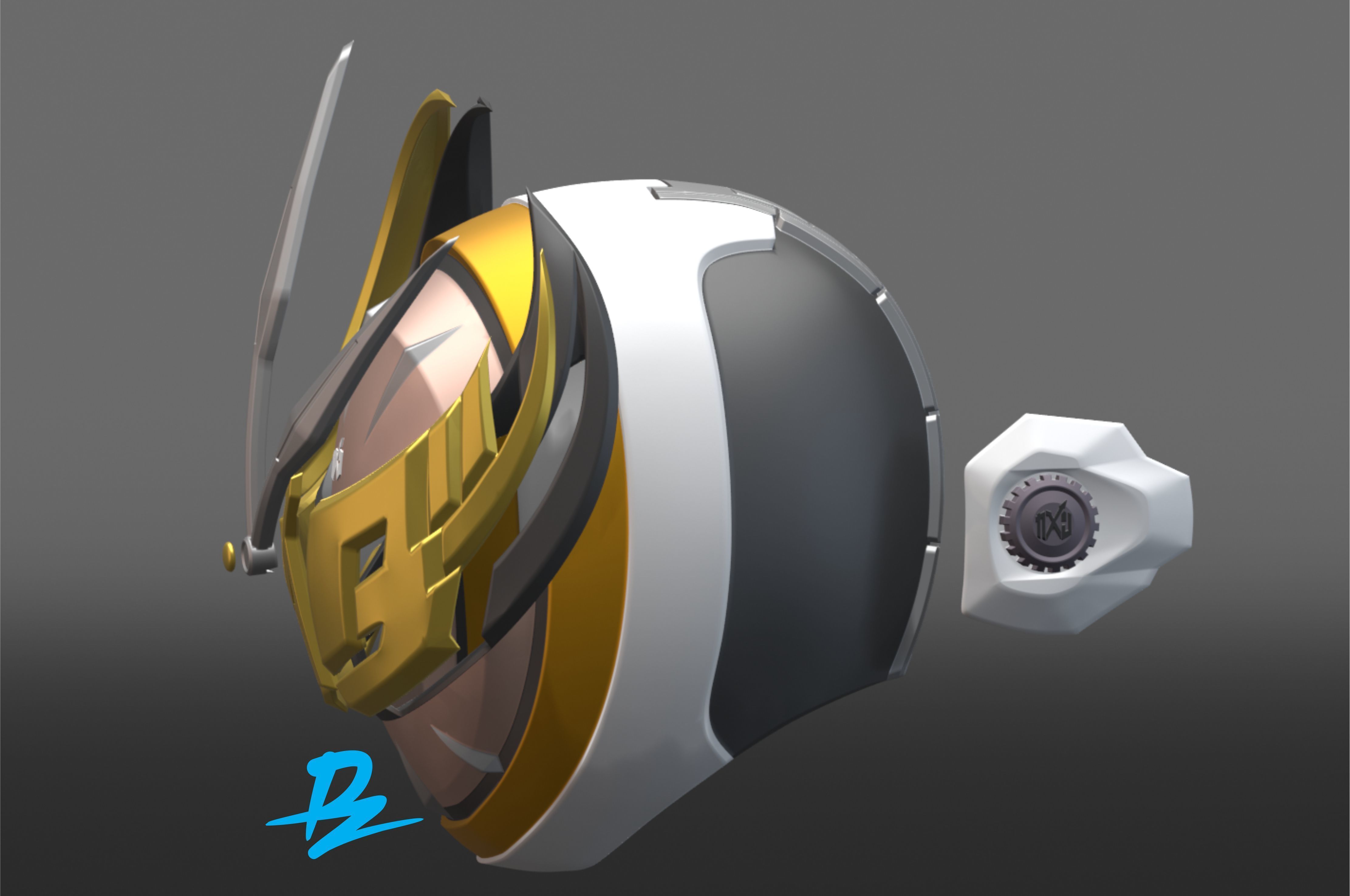 kamen rider tsukuyomi 3D print model_2