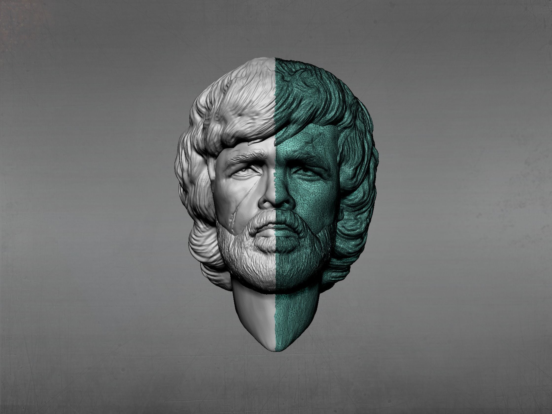 Tyrion bust of character from game of thrones 3D print model_7