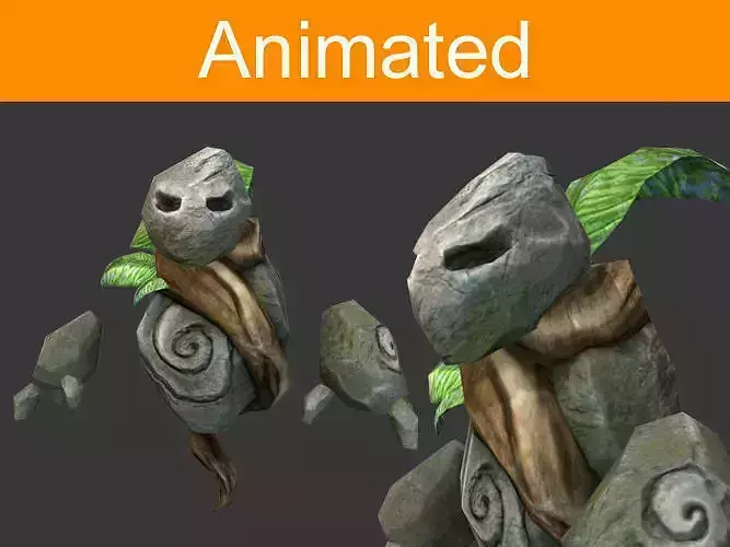 Character Flying Golem