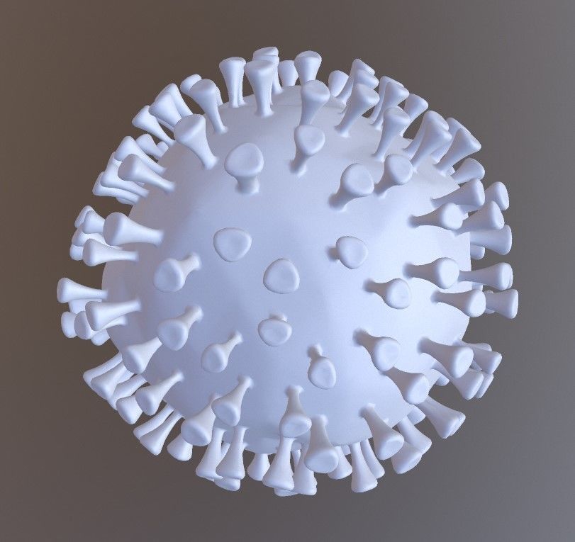 Covid-19 Novel Corona Virus Transmission Cell 3D print model_9