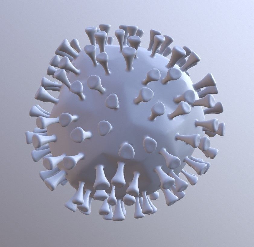 Covid-19 Novel Corona Virus Transmission Cell 3D print model_8