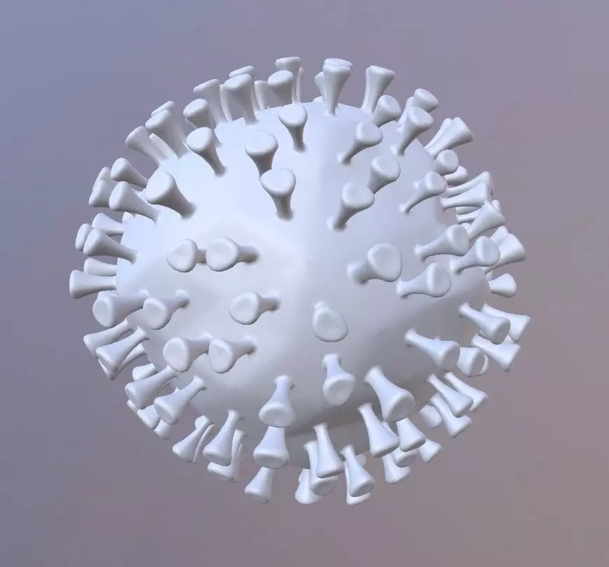 Covid-19 Novel Corona Virus Transmission Cell 3D print model_0
