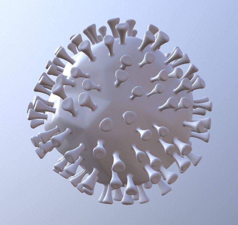 Covid-19 Novel Corona Virus Transmission Cell 3D print model_7