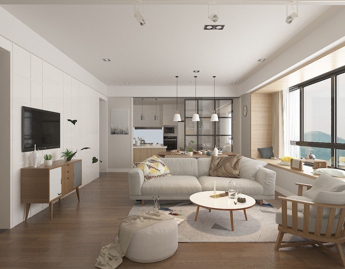 Modern apartment 02 3D model_3