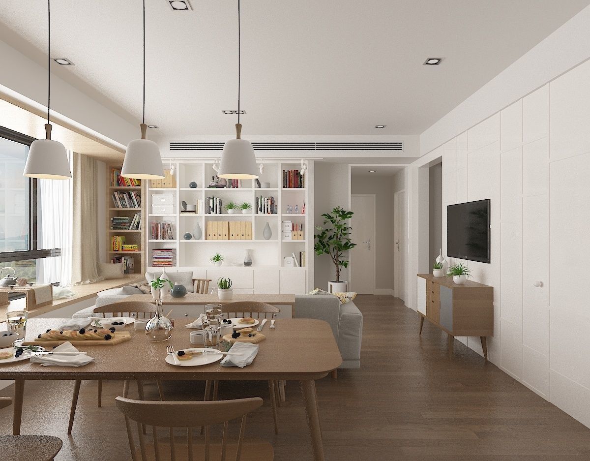 Modern apartment 02 3D model_1