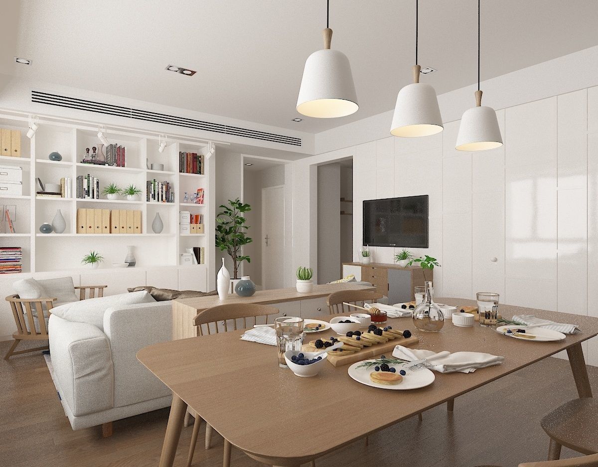 Modern apartment 02 3D model_2