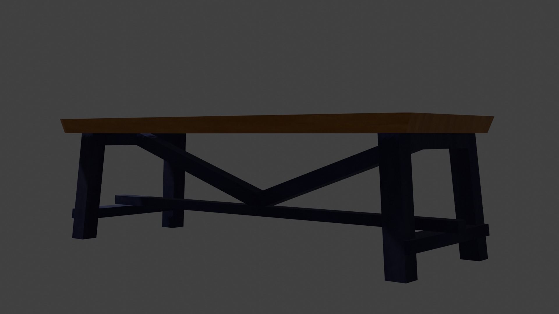 Skogsta Table Low-poly 3D model_3