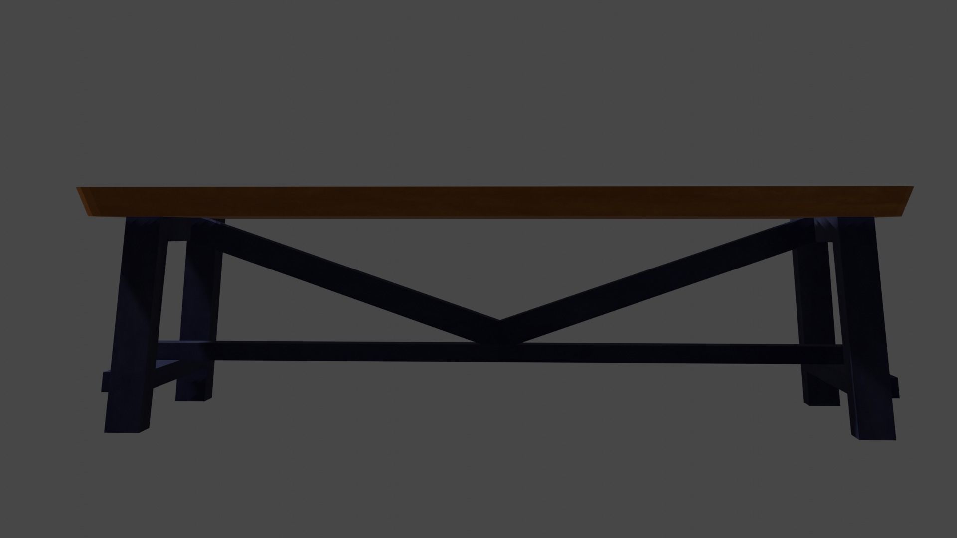 Skogsta Table Low-poly 3D model_2