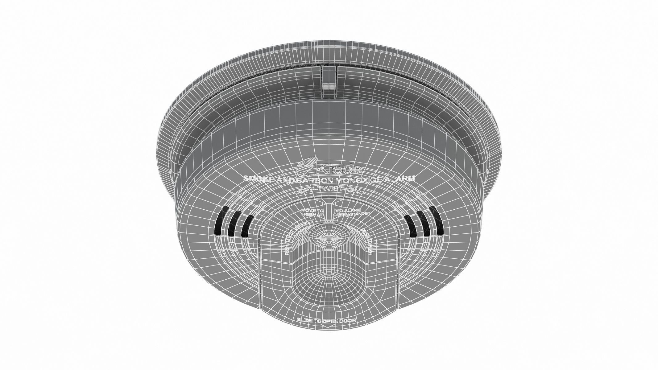 Smoke Detector 3D model_10
