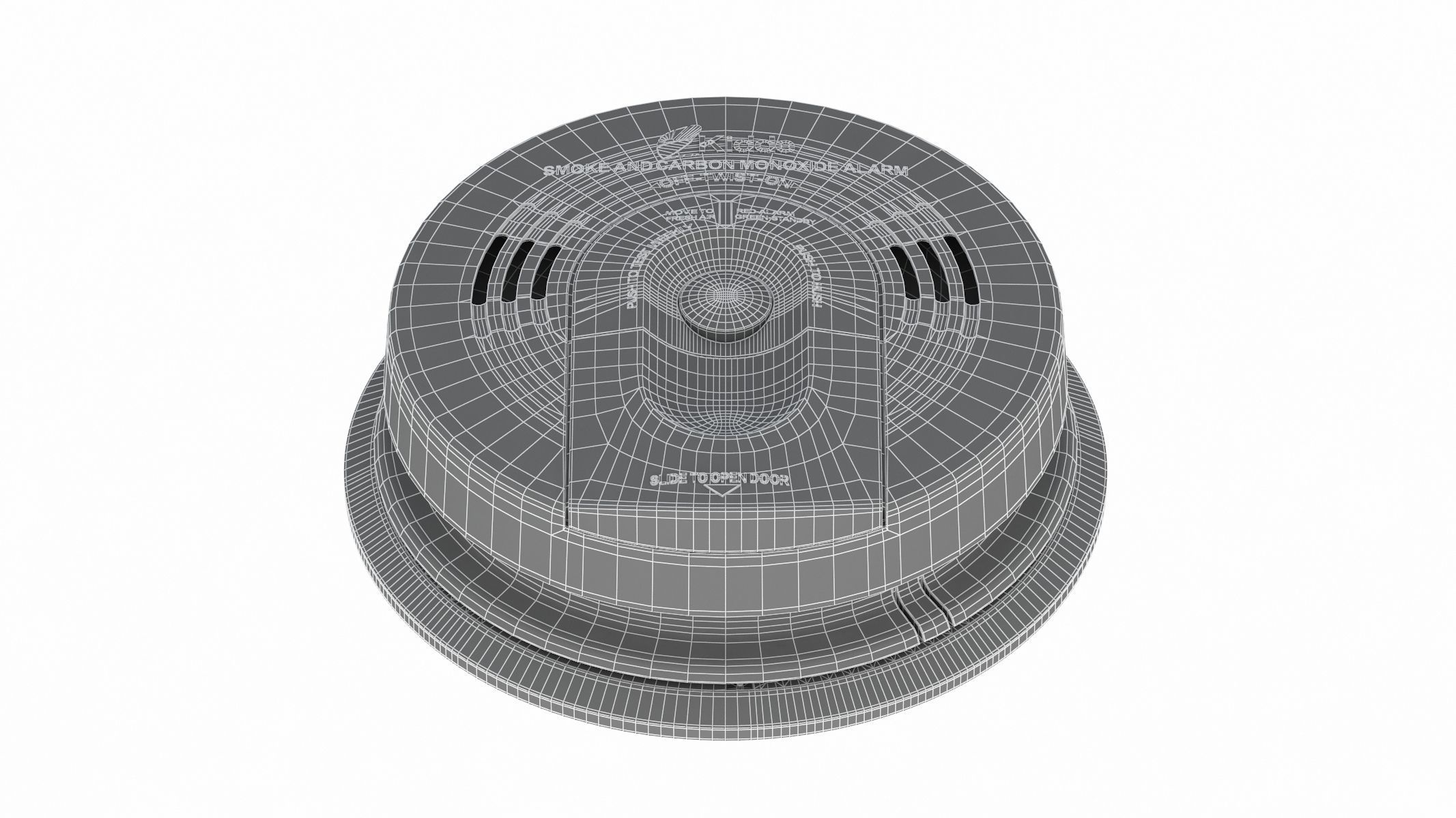 Smoke Detector 3D model_12