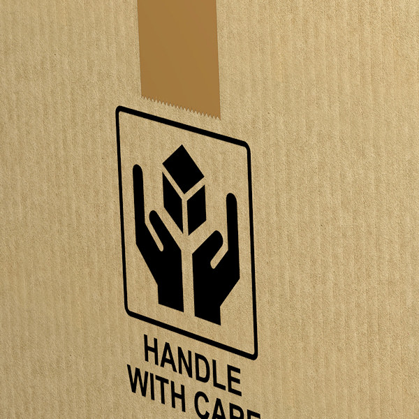 Cardboard box 3D model_2