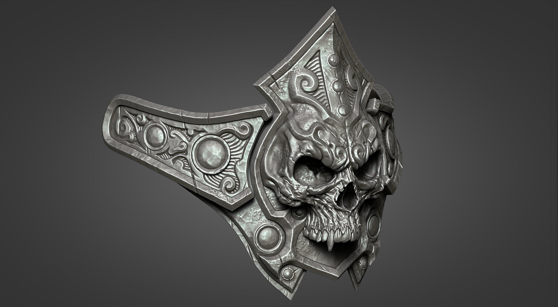 Lich King armor - Belt 3D print model_1
