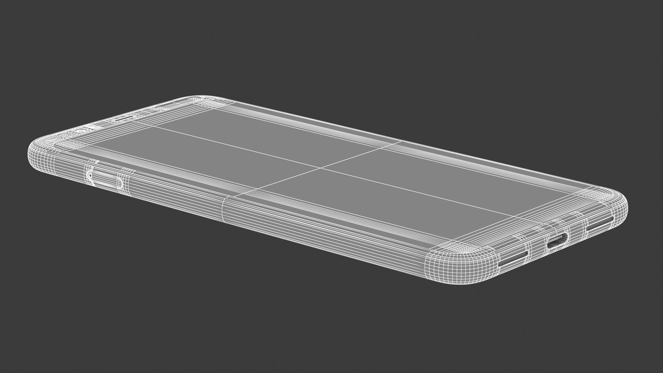Google Pixel 4 Black 3D model_13