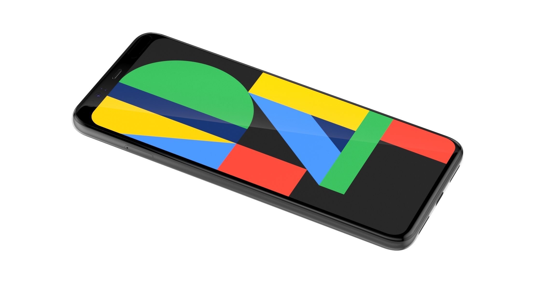 Google Pixel 4 Black 3D model_4