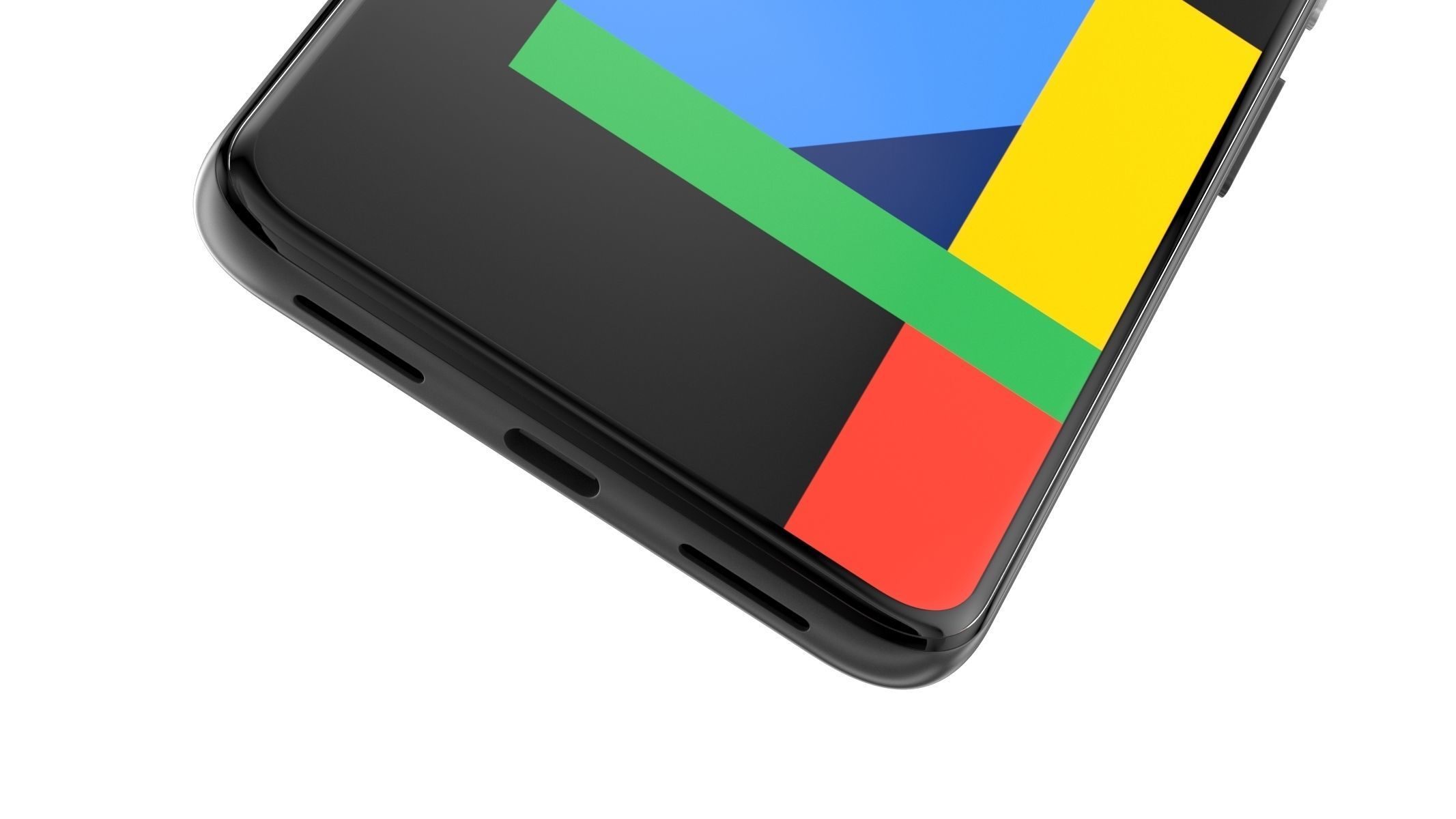 Google Pixel 4 Black 3D model_5