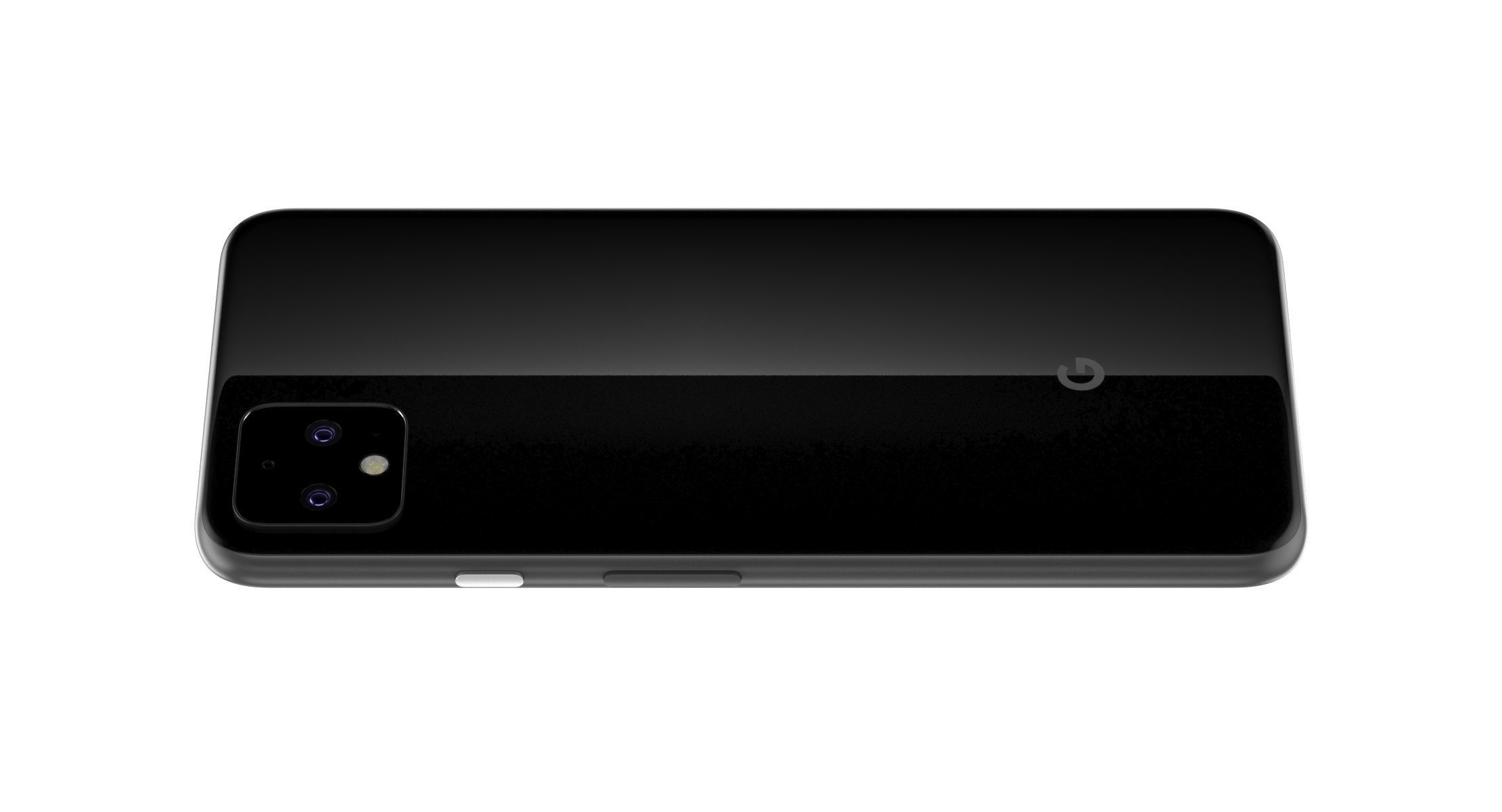 Google Pixel 4 Black 3D model_2
