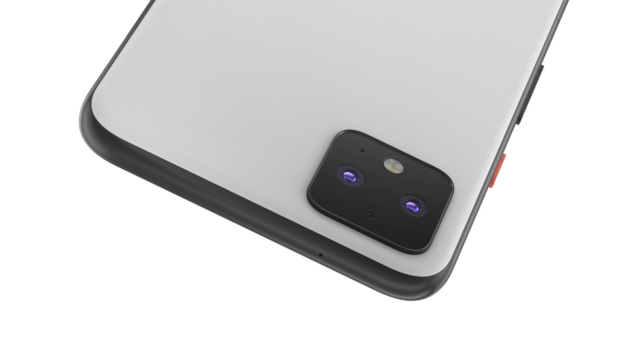 Google Pixel 4 White 3D model_6