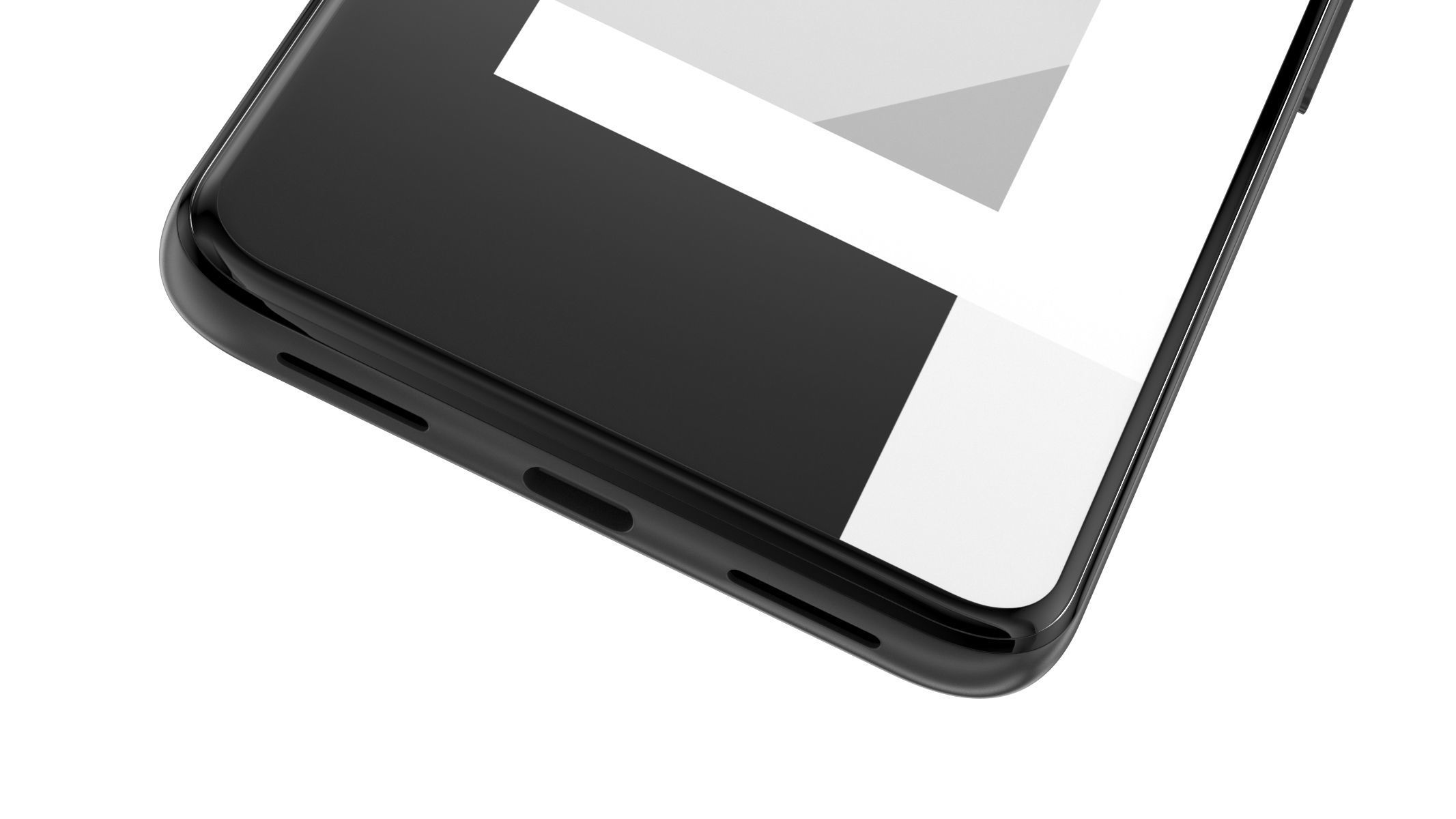 Google Pixel 4 White 3D model_5