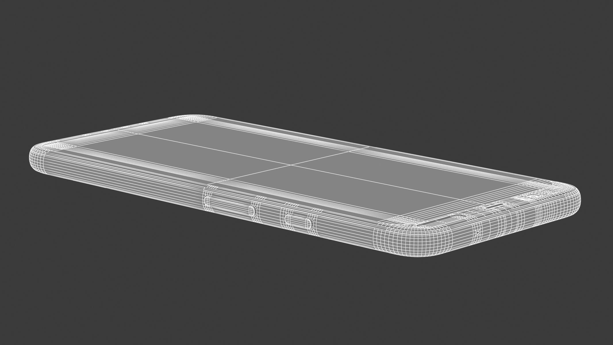Google Pixel 4 White 3D model_12