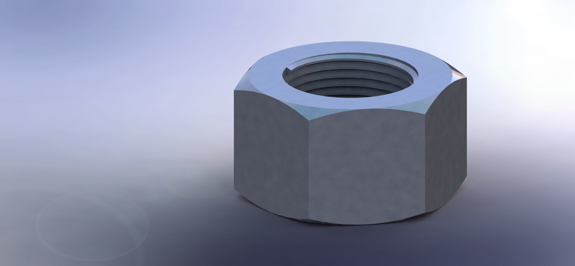 M12 NUT 3D print model_4