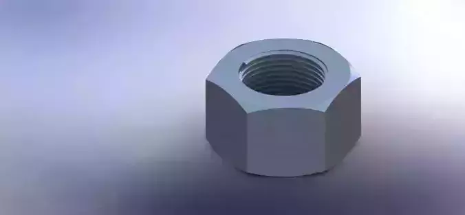 M12 NUT 3D print model