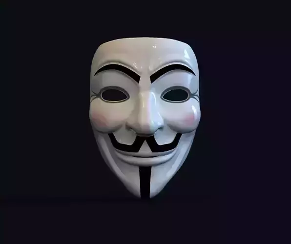 Guy Fawkes Mask 3D print model
