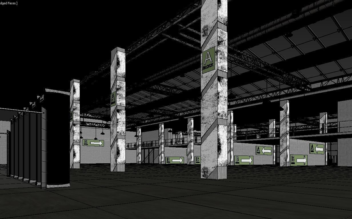 Exhibition Hall 3D model_20