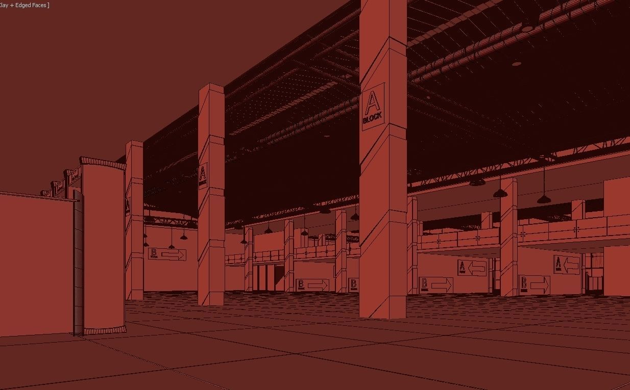 Exhibition Hall 3D model_13