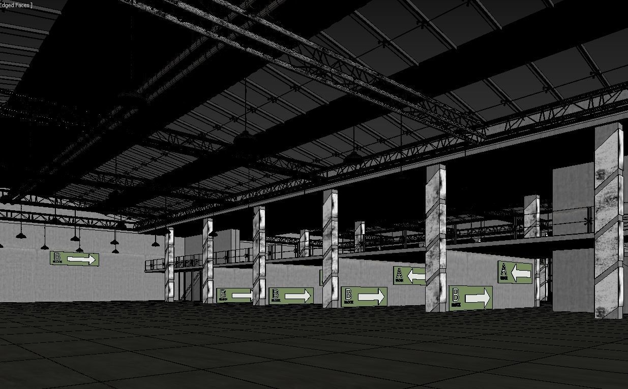 Exhibition Hall 3D model_23