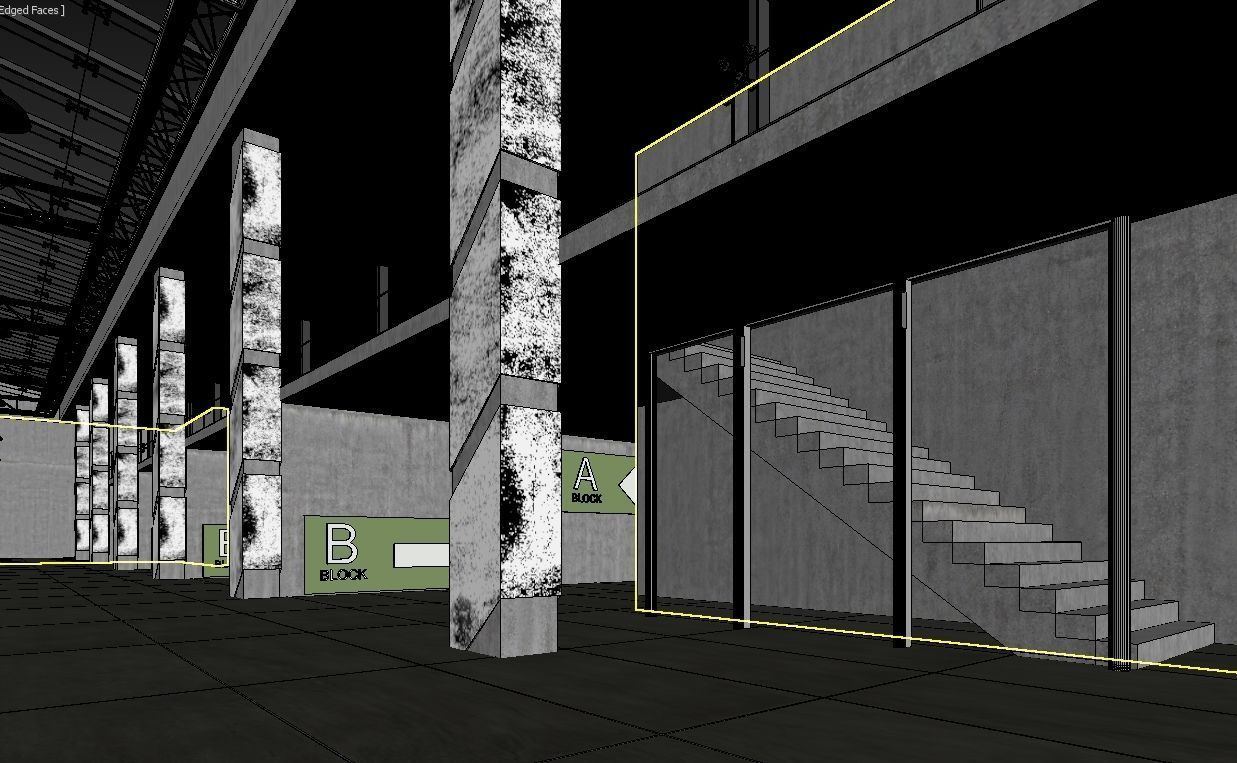 Exhibition Hall 3D model_24