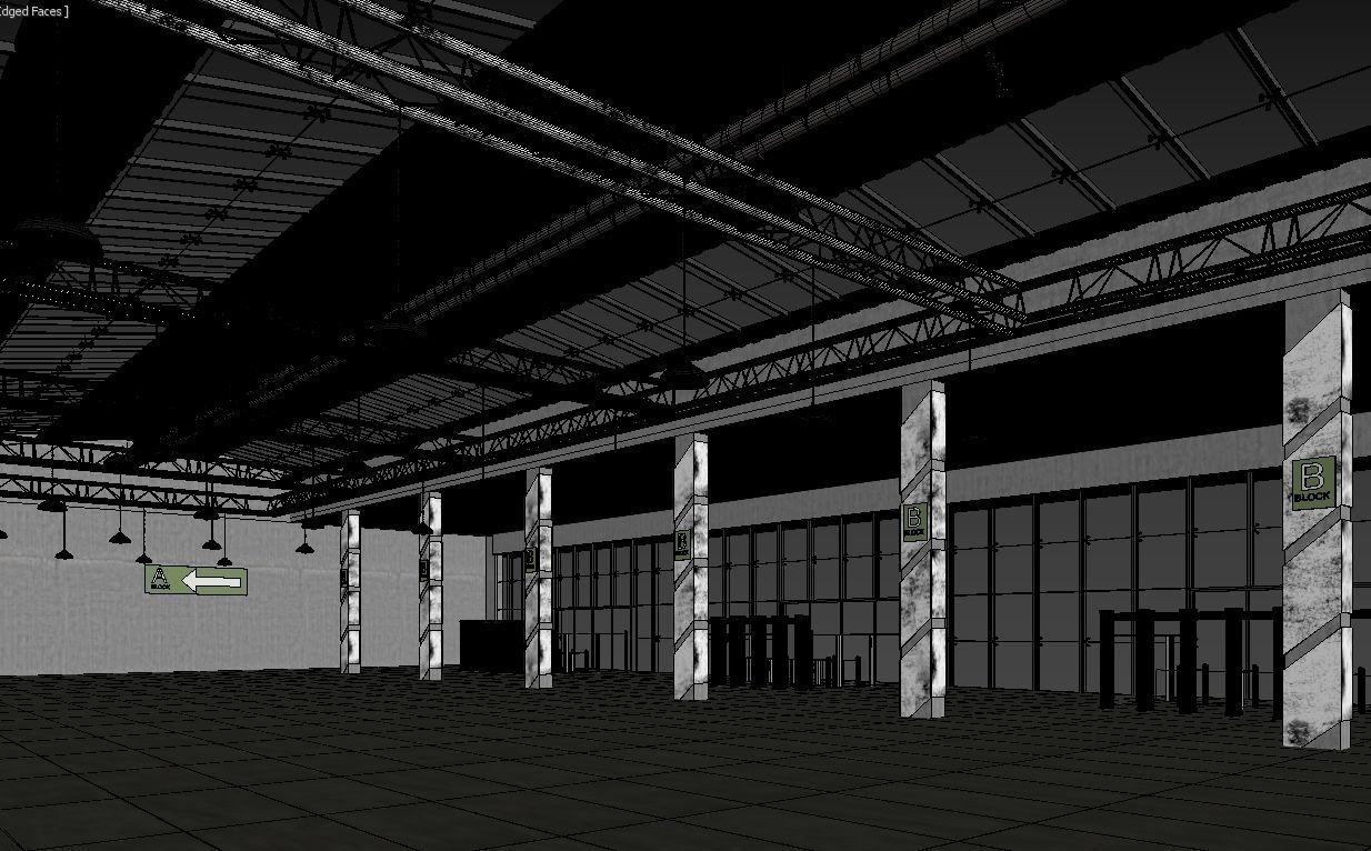 Exhibition Hall 3D model_18