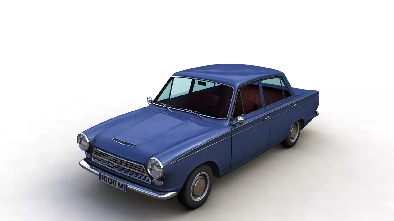 CORTINA MK1 1500 SUPER 1964 3D model_0