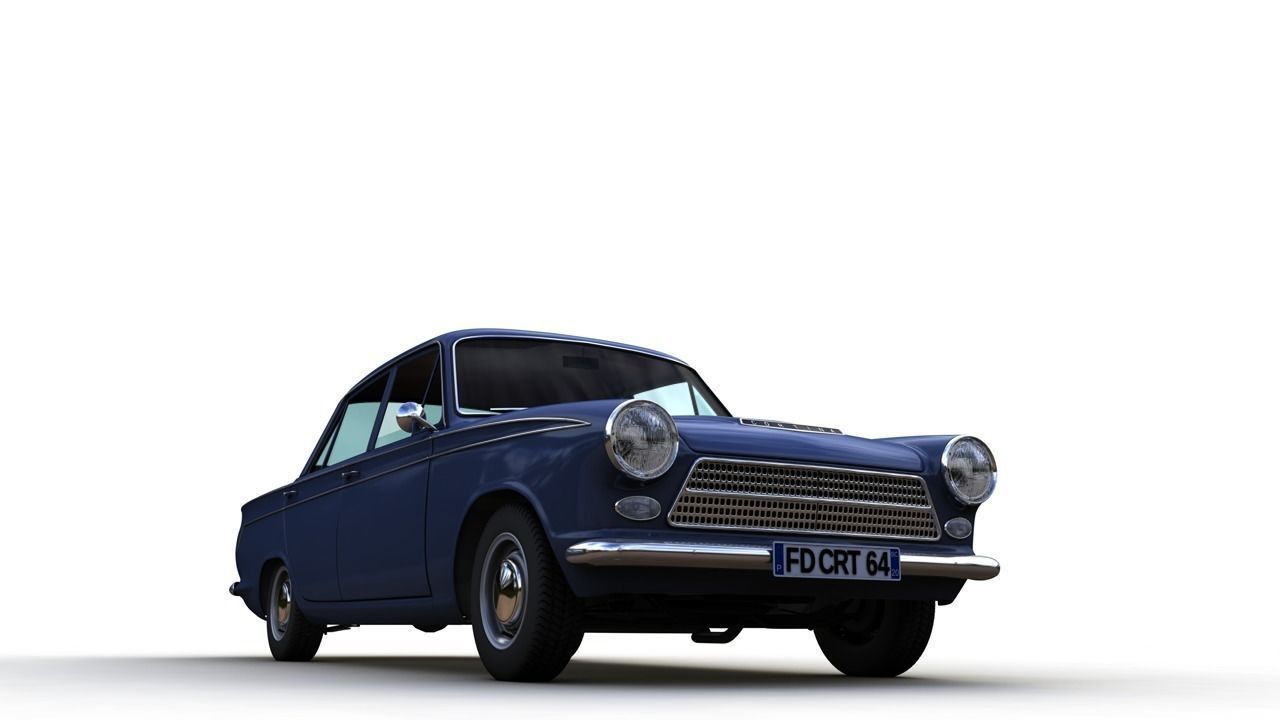 CORTINA MK1 1500 SUPER 1964 3D model_8