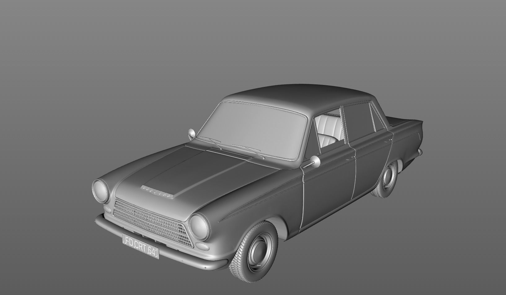 CORTINA MK1 1500 SUPER 1964 3D model_13