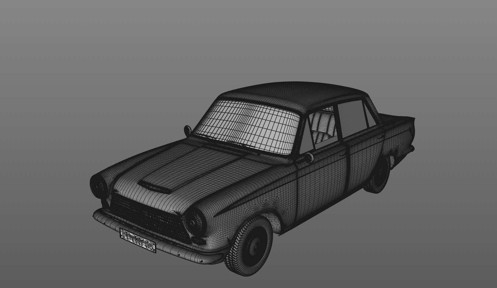 CORTINA MK1 1500 SUPER 1964 3D model_15