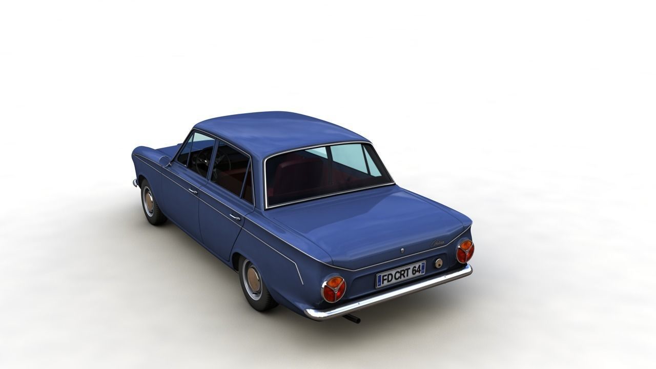 CORTINA MK1 1500 SUPER 1964 3D model_10