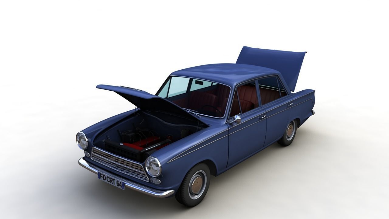 CORTINA MK1 1500 SUPER 1964 3D model_1