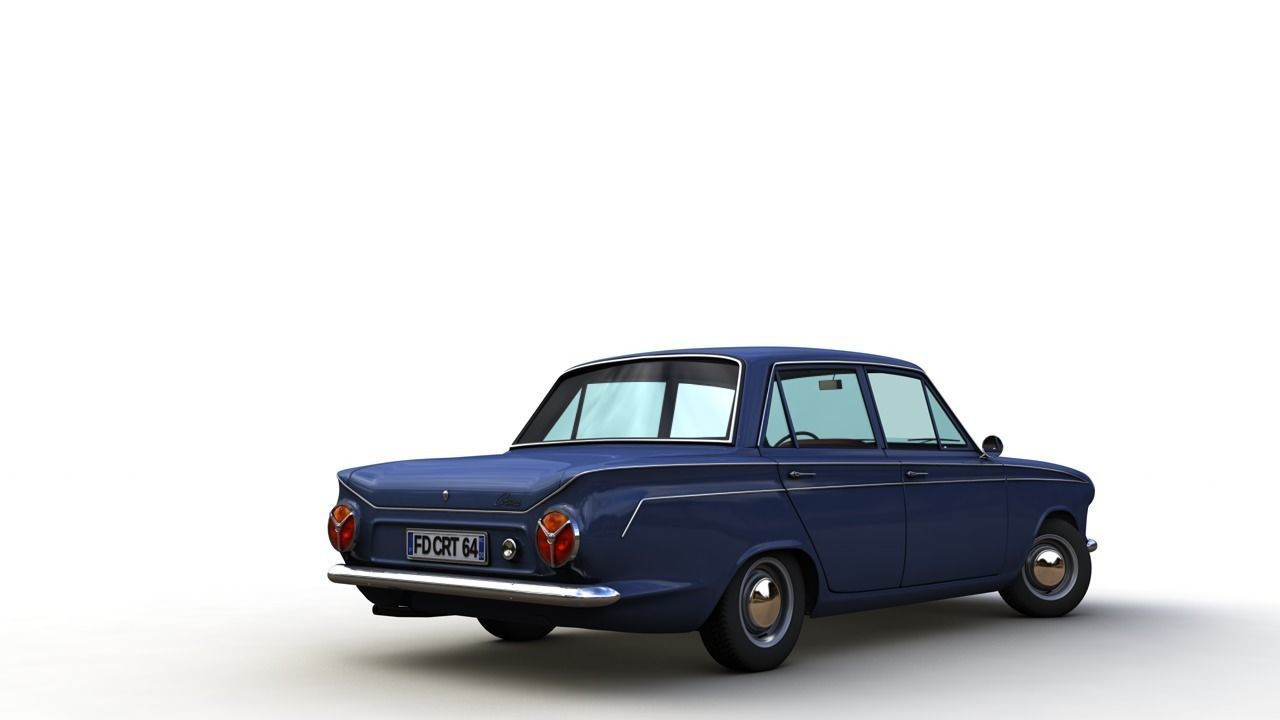 CORTINA MK1 1500 SUPER 1964 3D model_5