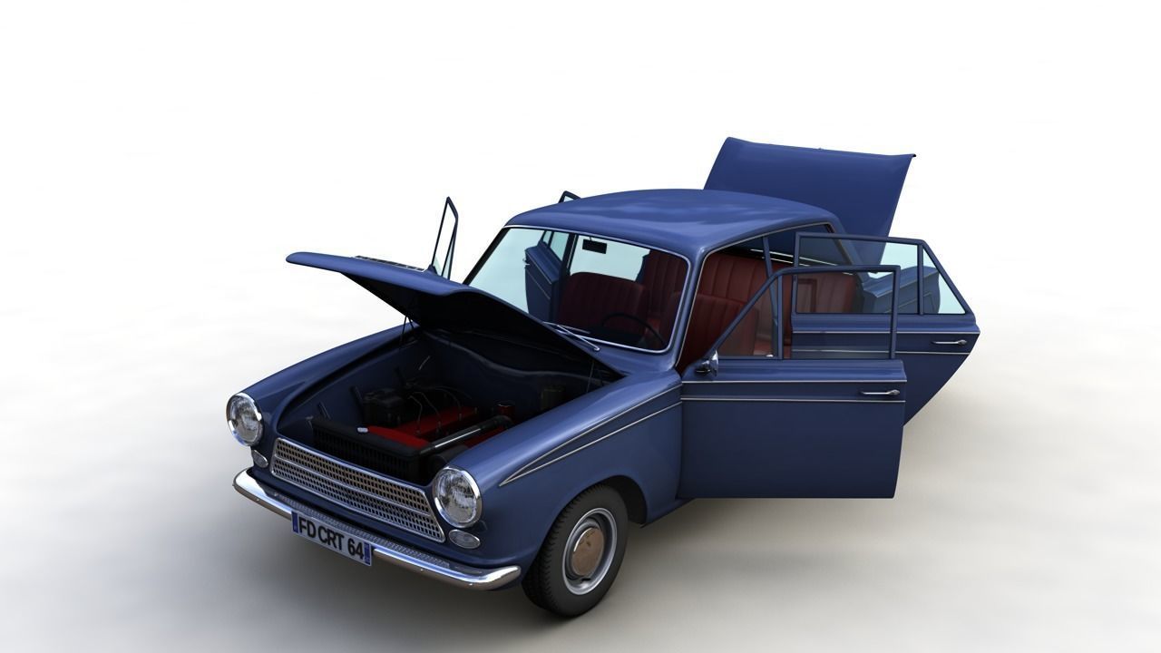 CORTINA MK1 1500 SUPER 1964 3D model_2