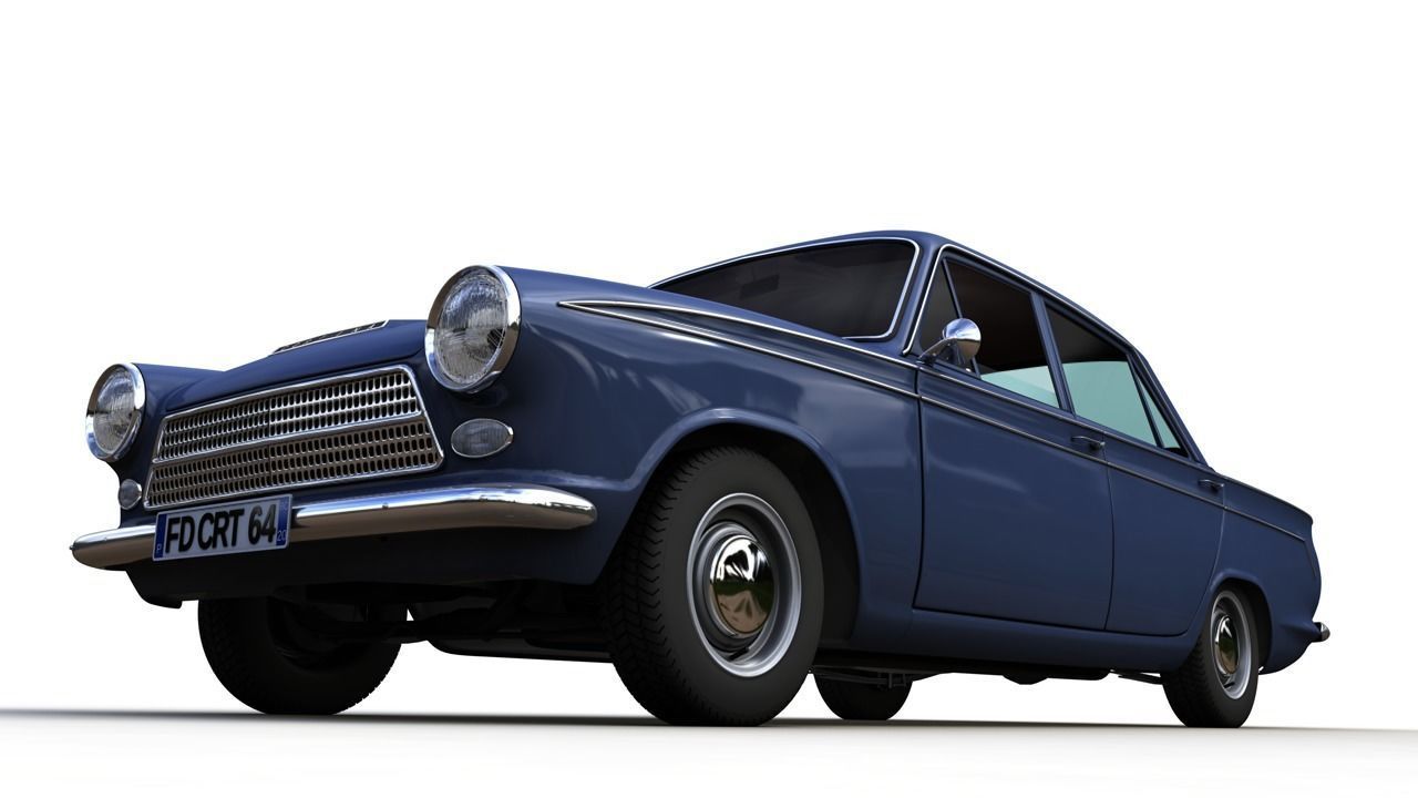 CORTINA MK1 1500 SUPER 1964 3D model_4