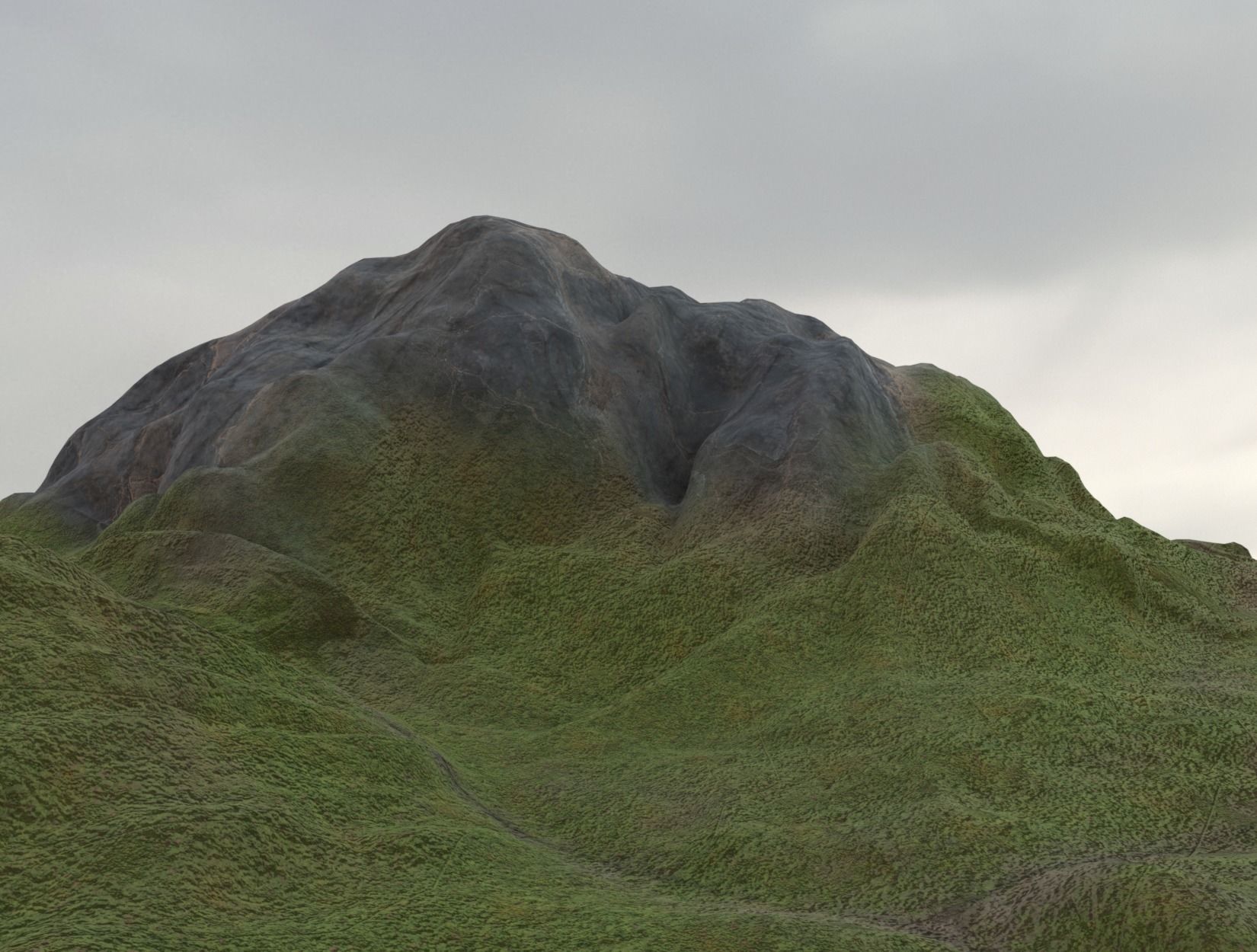 TERRAIN mountain 3D model_7